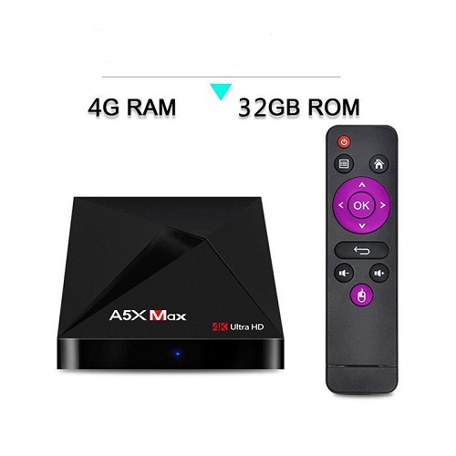 A5X MAX - ANDROID TV BOX RK3288 4GB/32GB Bluetooth Android 7.1.1 4