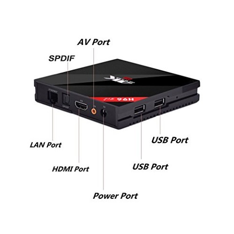H96 Pro Plus - ANDROID TV BOX Amlogic S912 3BG/32GB Bluetooth Android 7.1.1 2