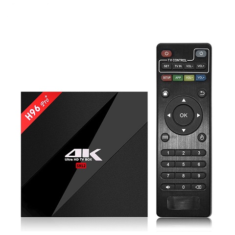 H96 Pro Plus - ANDROID TV BOX Amlogic S912 3BG/32GB Bluetooth Android 7.1.1 3
